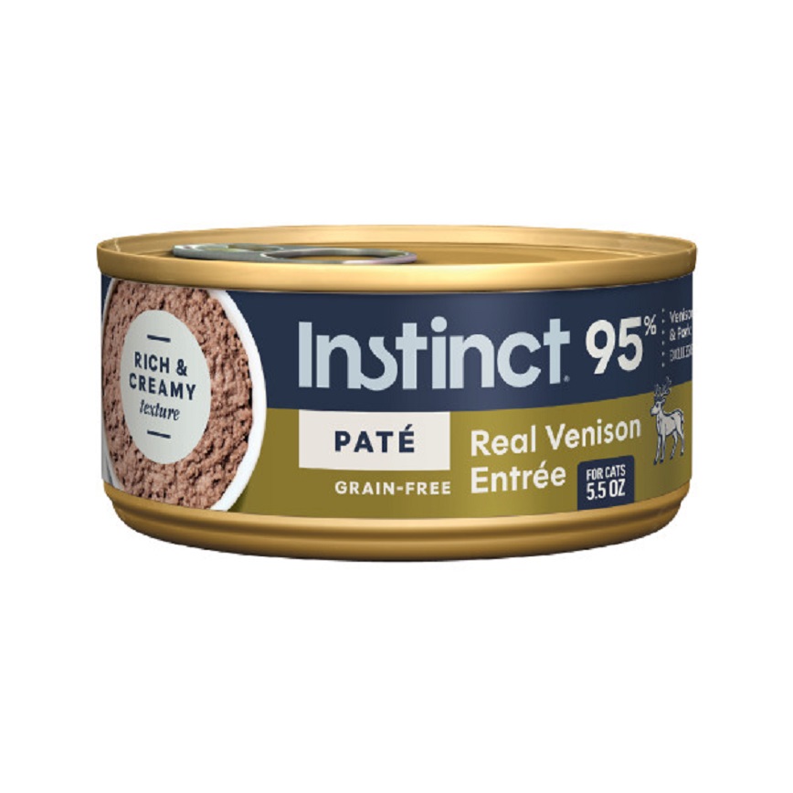 Instinct 貓罐頭 無穀物鹿肉配方 5.5oz (507567) (新舊包裝隨機發貨) 圖 2