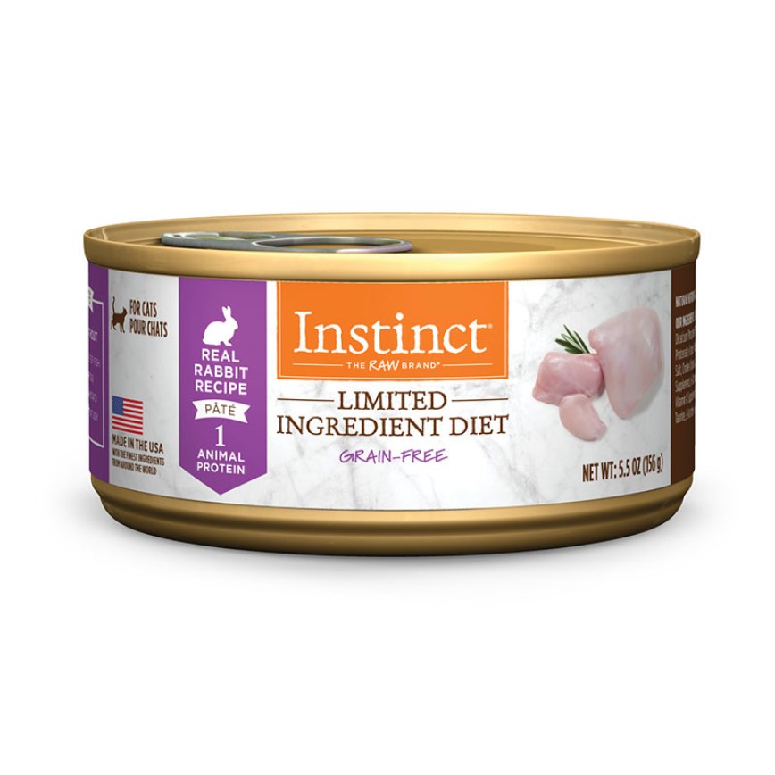 Instinct 貓罐頭 單一蛋白系列 兔肉配方 3oz (707547)