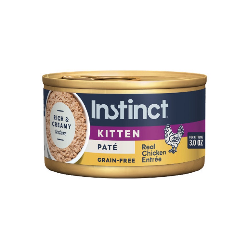 Instinct 貓罐頭 無穀物雞肉配方 (幼貓適用) 3oz (710387) (新舊包裝隨機發貨) 圖 2