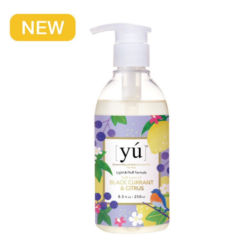 YU東方森草 輕奢淡香洗毛液 果漾黑醋栗配方 250ml (YU-A002) (貓犬用)