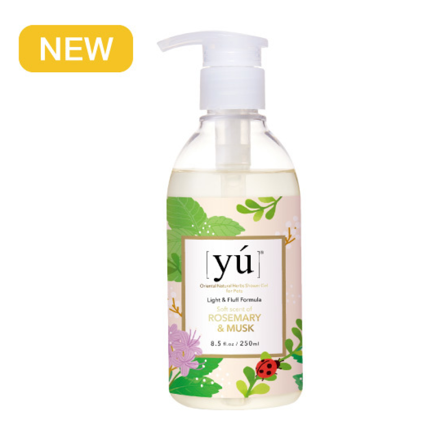 YU東方森草 輕奢淡香洗毛液 經典迷迭香配方 250ml (YU-A003) (貓犬用)