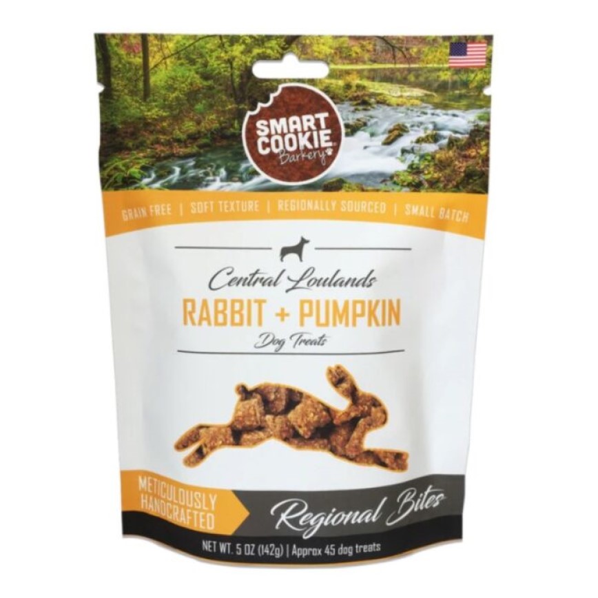 Smart Cookie Barkery 全天然柔軟狗小食 兔肉+ 南瓜 5oz (FSCRP)