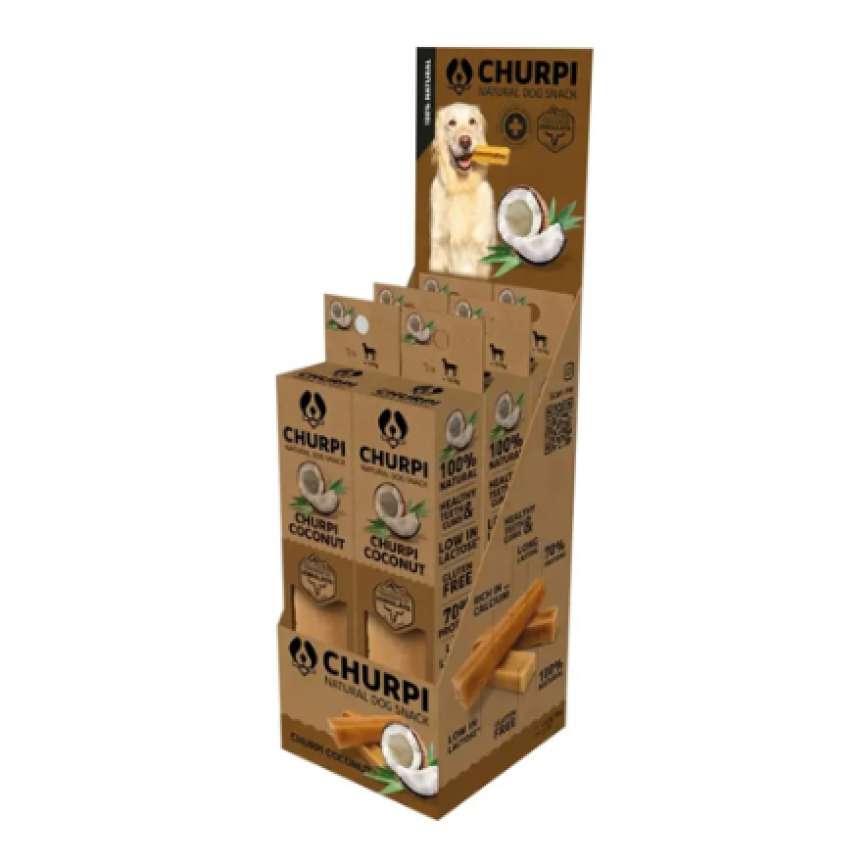 Churpi 狗小食 天然喜馬拉雅山 椰芝士骨 中號 70g (CHURPI-70) (新包裝)