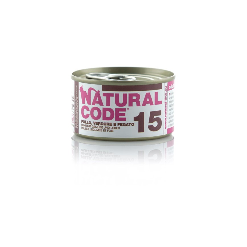 Natural Code 貓罐頭 雞⾁雞肝 & 蔬果 Chicken & Vegetables & Liver 85g (1115)