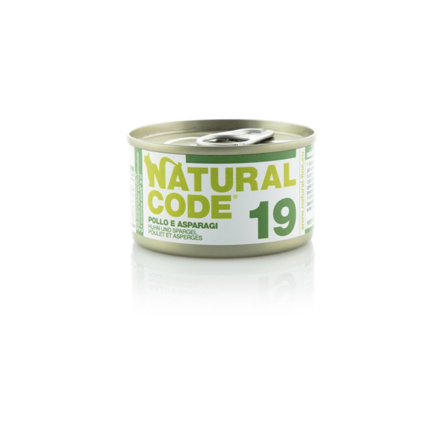 Natural Code 貓罐頭 雞⾁ & 蘆筍 Chicken & Asparaguses 85g (NCC19)