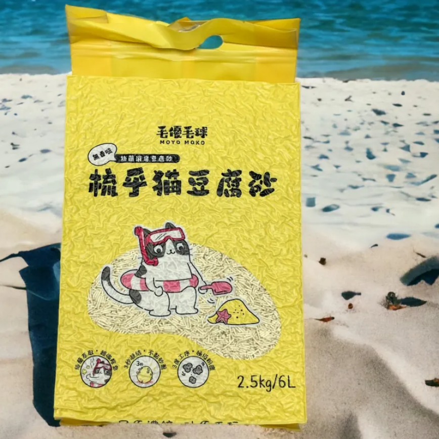毛優毛球 絲蘭萃取除臭 豆腐貓砂 6L