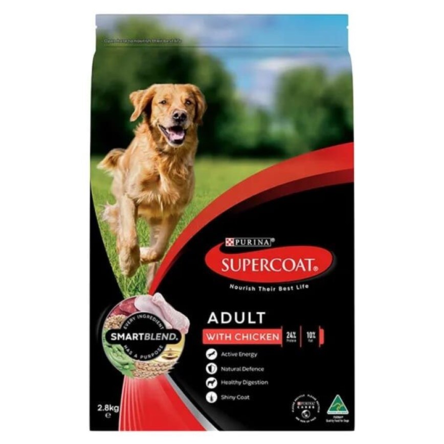 PURINA SUPERCOAT 狗糧 雞肉消化保健配方 2.8kg (12508724)