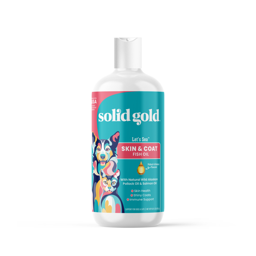 Solid Gold 貓狗天然補給品 Skin & Coat 魚油 8oz (SG610) (貓犬用)
