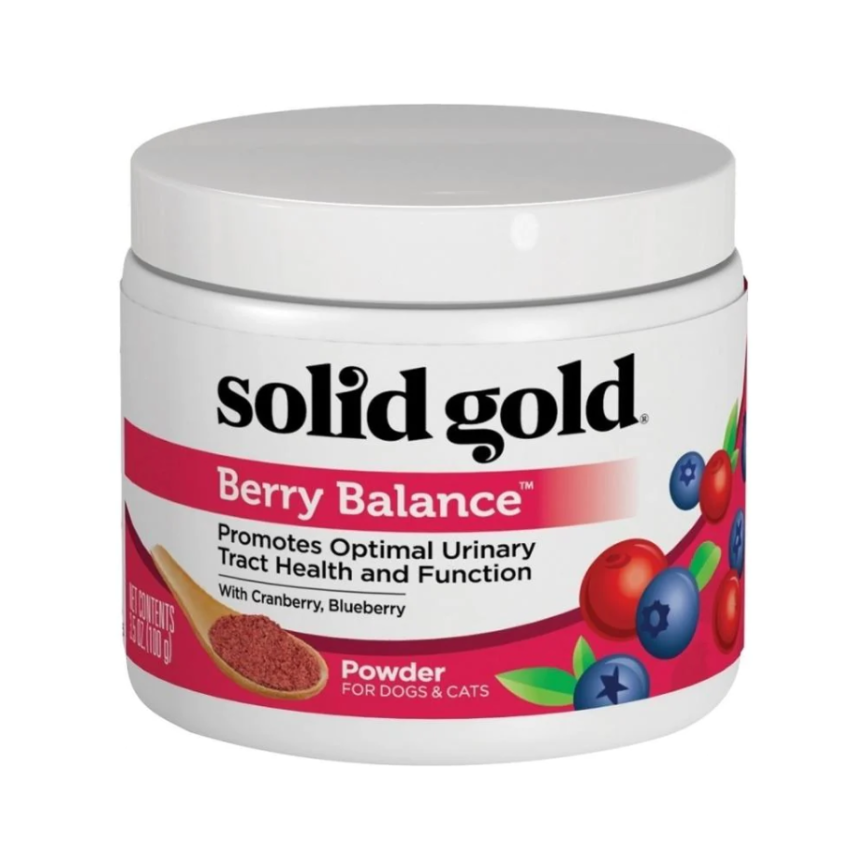 Solid Gold 貓狗天然補給品 紅莓藍莓精華素 3.5oz (SG103) (貓犬用)
