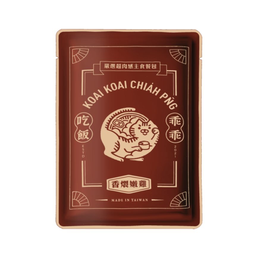 乖乖吃飯 貓主食餐包 香煨嫩雞獨享餐 100g (KKCP-0001-100)