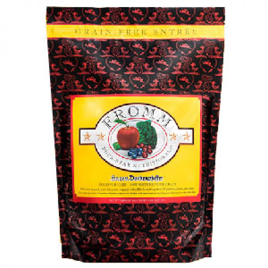 Fromm福摩 貓糧 無穀物全貓糧 鴨兔蔬菜配方 10lb (黃)