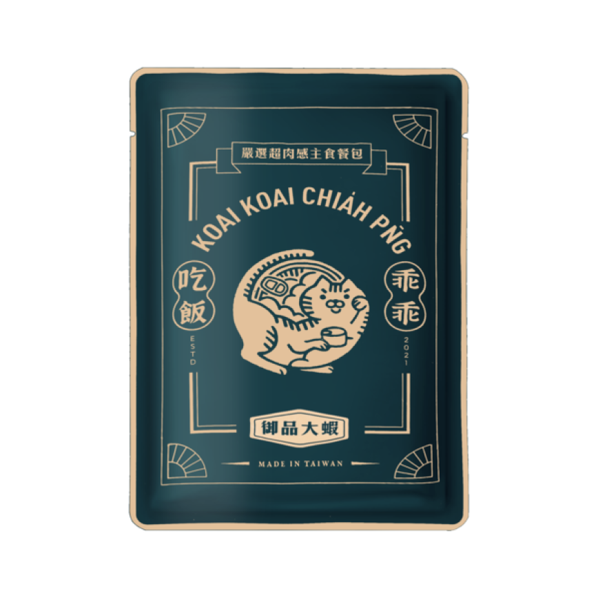 乖乖吃飯 貓主食餐包 御品大蝦獨享餐 100g (KKCP-0013-100)