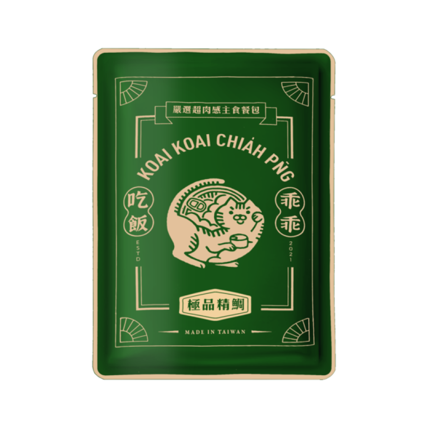 乖乖吃飯 貓主食餐包 極品精鯛全家餐 400g (KKCP-0008)