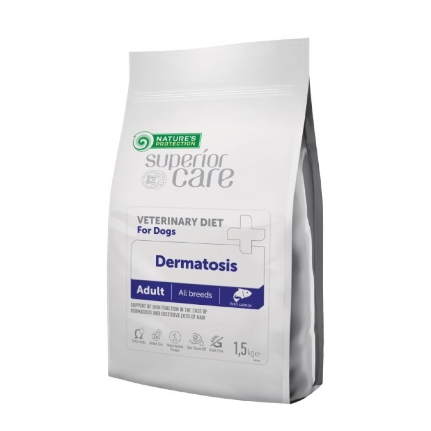 Nature's Protection 狗糧 獸醫護理單一動物蛋白系列 皮毛護理三文魚配方 10kg (DER10K)