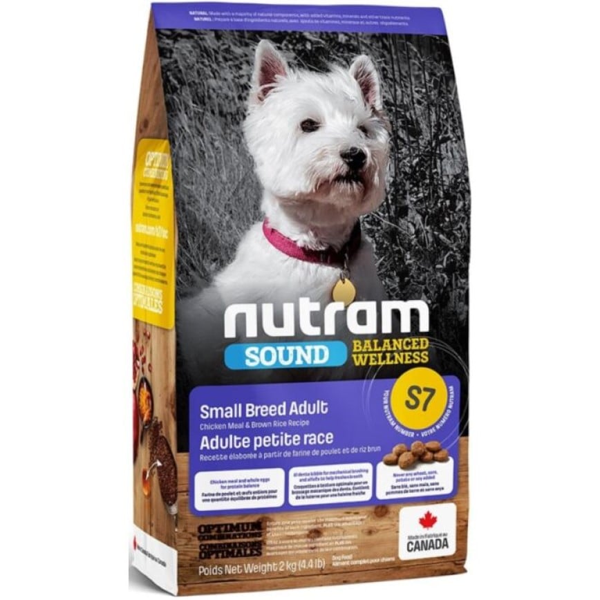 nutram紐頓 小型成犬配方 Small Breed Adult S7 2kg (NUT-S7-2K)