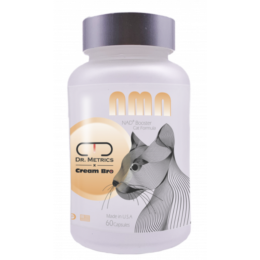 Cream Bro忌廉哥 NMN 貓貓配方 60粒裝 (20mg x 60) Total 1200mg (DM107481)