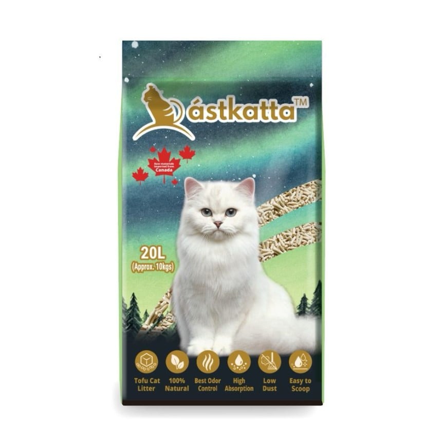 Astkatta Premium 豆腐貓砂 原味 20L (P00008)