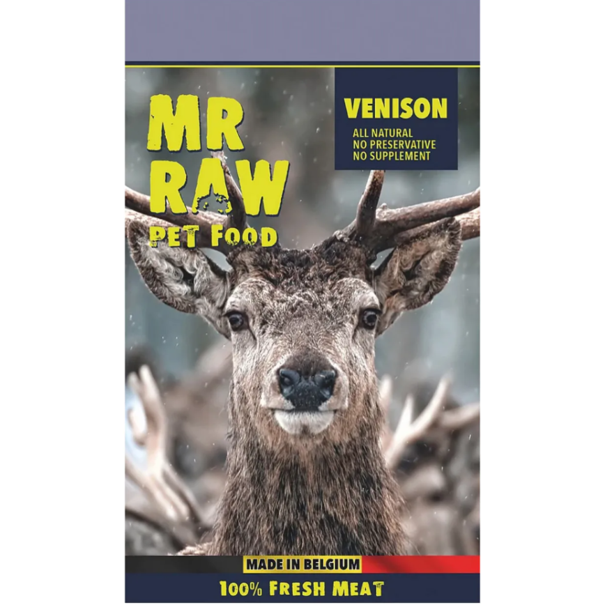 MR RAW 貓狗糧 冷凍脫水生肉凍乾糧 鹿肉 400g