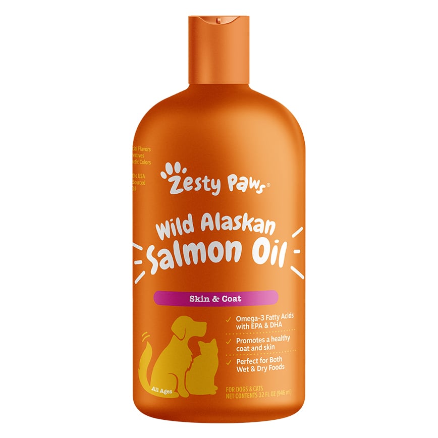 Zesty Paws 野生阿拉斯加三文魚油 WILD ALASKAN SALMON OILPUMP 320Z (003275)