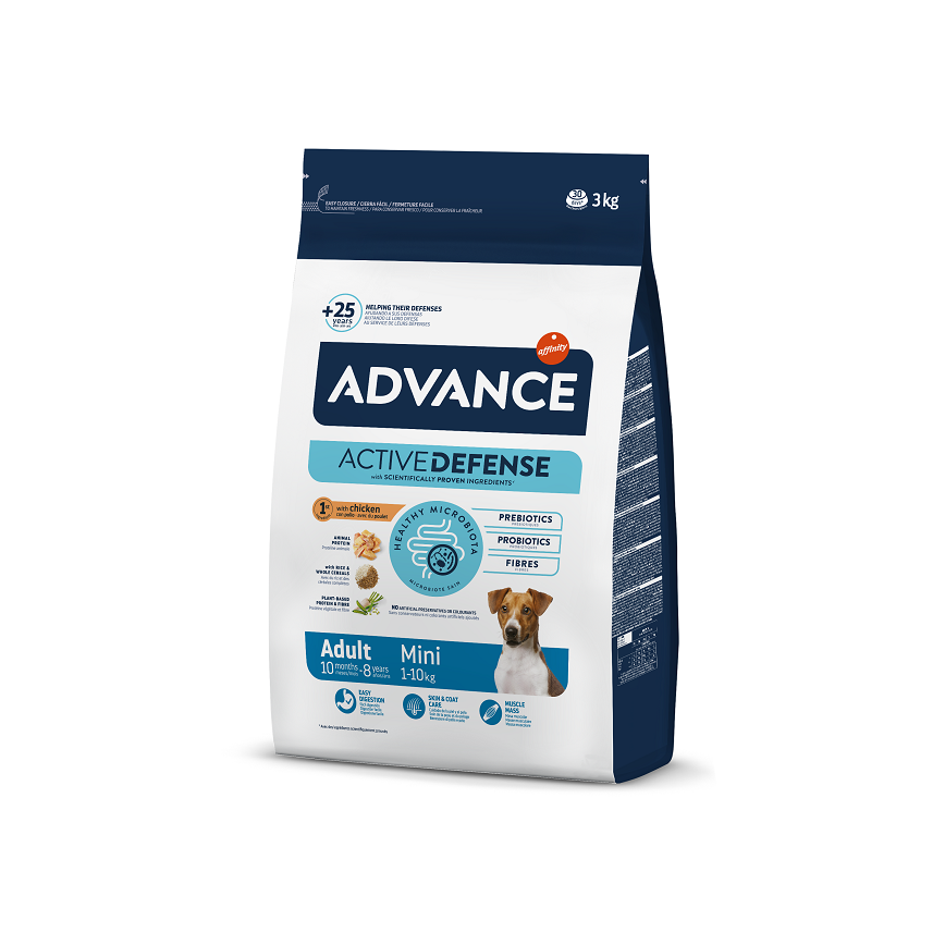 ADVANCE 狗糧 日常護理 小型成犬糧 MINI ADULT 3kg (502319) 圖 2
