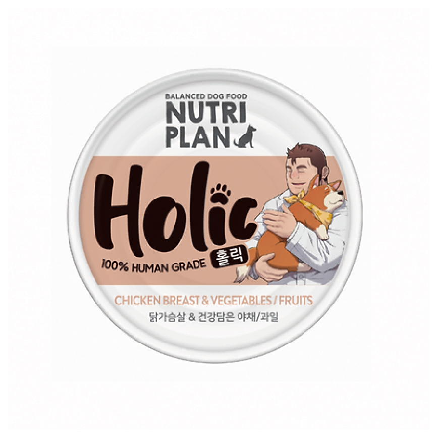 Nutriplan 狗罐頭 雞肉蔬果 85g
