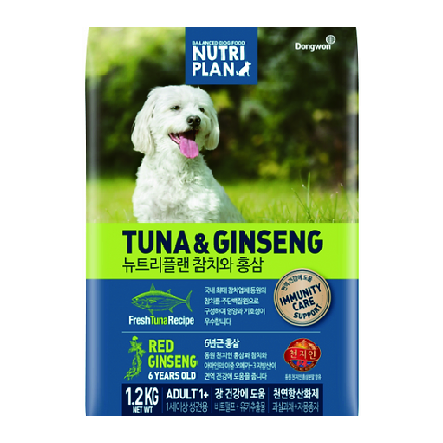 Nutriplan 營養企劃 狗糧 吞拿魚及紅參 1.2Kg - 限時優惠 圖 1