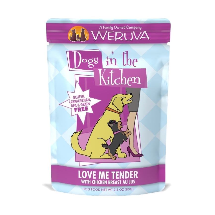 WeRuVa 狗濕糧 廚房系列 雞湯+雞肉 80g (003167)