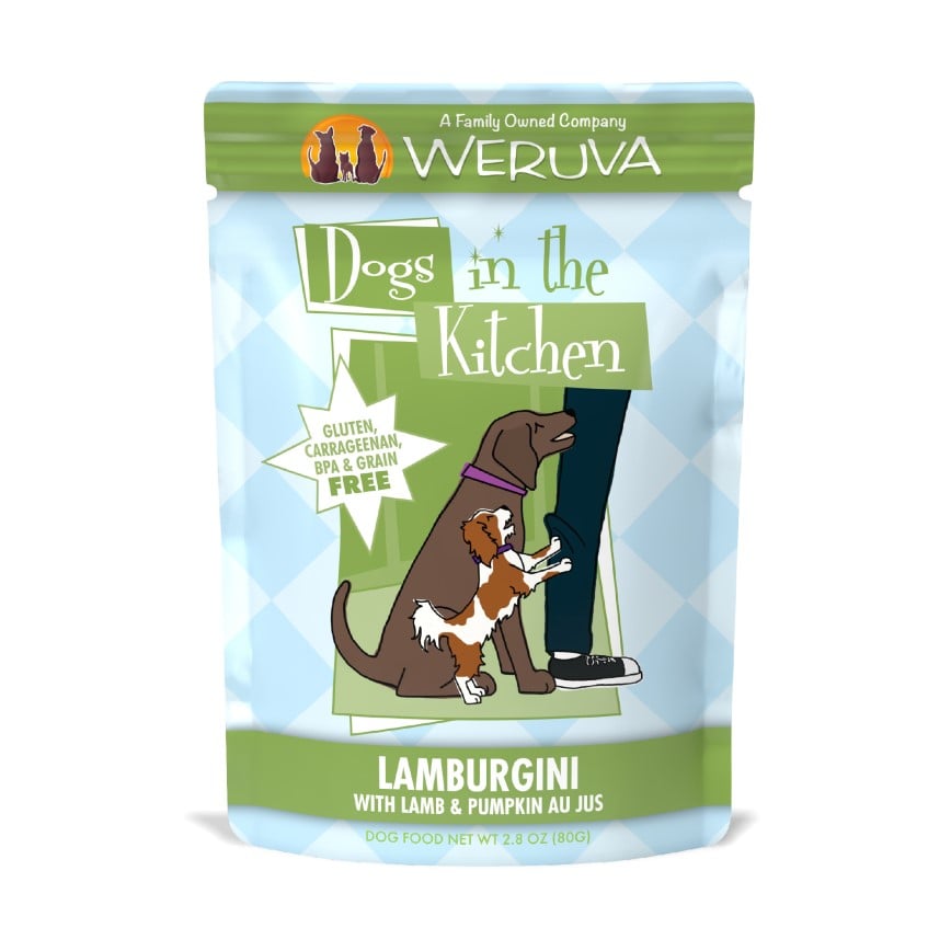 WeRuVa 狗濕糧 廚房系列 羊肉+南瓜 80g (003171)