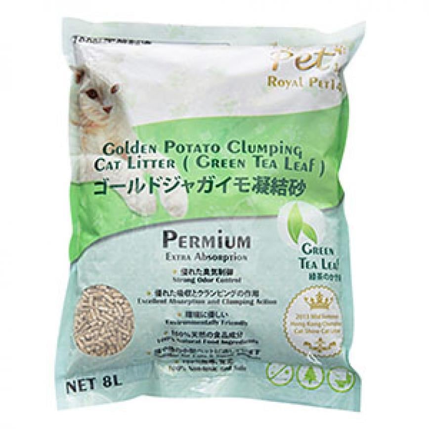 ROYAL PET148 黃金馬鈴薯幼條凝結砂 綠茶味 9.5L