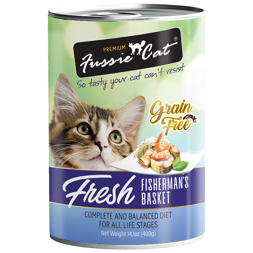 Fussie Cat 貓罐頭 漁夫之籃 400g (紫) (FU-4FBC) (新舊包裝隨機發貨) 圖 2