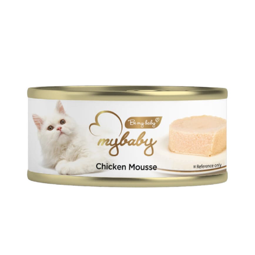 My baby 貓罐頭 雞肉慕絲 Chicken Mousse 85g (灰白) (90401396B) 圖 1
