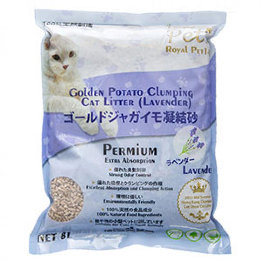 ROYAL PET148 黃金馬鈴薯幼條凝結砂 薰衣草味 9.5L