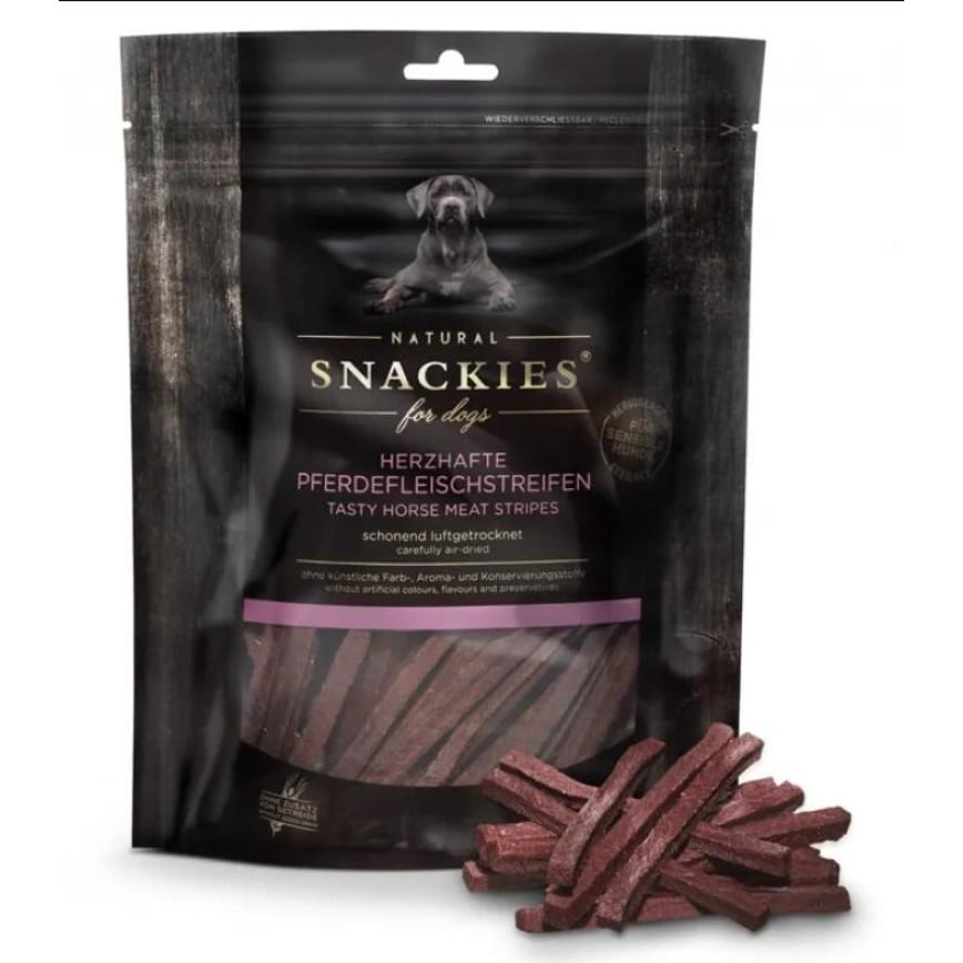 Snackies 狗零食 低脂馬肉切條 170g (DTNKFA01024ZZ) (TBS)