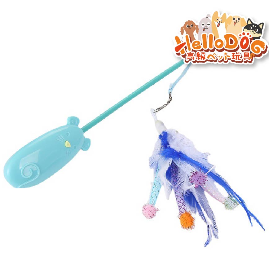 HelloDOG 玩具嚴選 貓貓雷射老鼠逗貓棒 1件 (隨機款) 圖 3