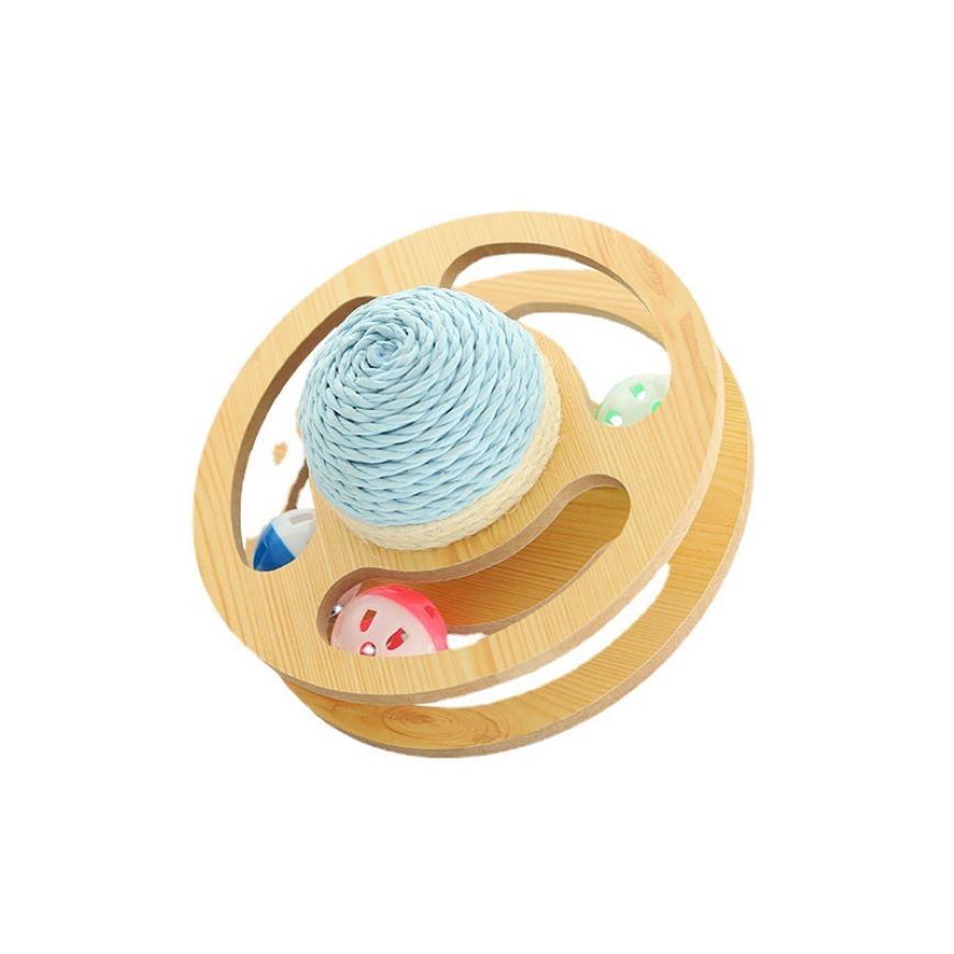 HelloDOG 玩具嚴選 貓玩具 小行星不倒翁耐磨貓抓板 1件 圖 2