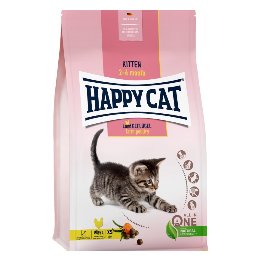 Happy Cat Young系列 初生幼貓糧 雞肉配方 (五星期到六個月大) 300g (70534) (TBS)