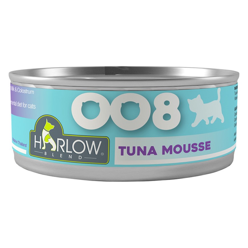 Harlow Blend 楓葉 貓罐頭 無穀物慕絲 鮪魚+山羊奶 80g (HB-S-008)