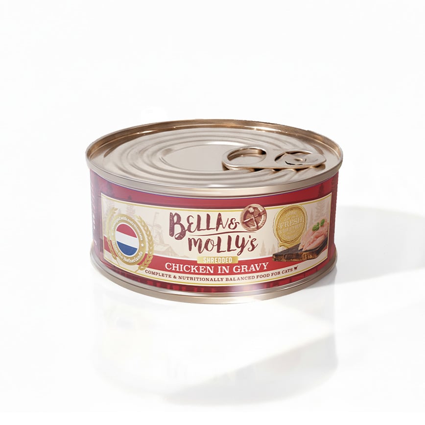 Bella&Molly's 雞絲低脂肉汁 80g