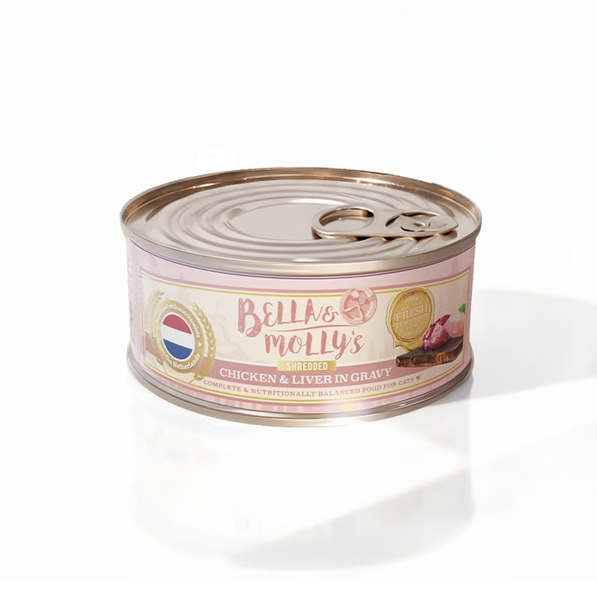 Bella&Molly's 雞肝雞絲肉汁 80g