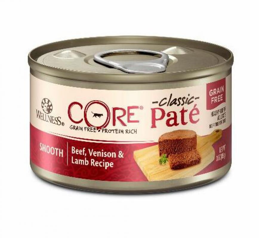 WELLNESS CORE 貓罐頭 Classic Pate Smooth 無穀物 牛肉鹿肉及羊肉 Beef, Venison & Lamb 5.5oz (7920)