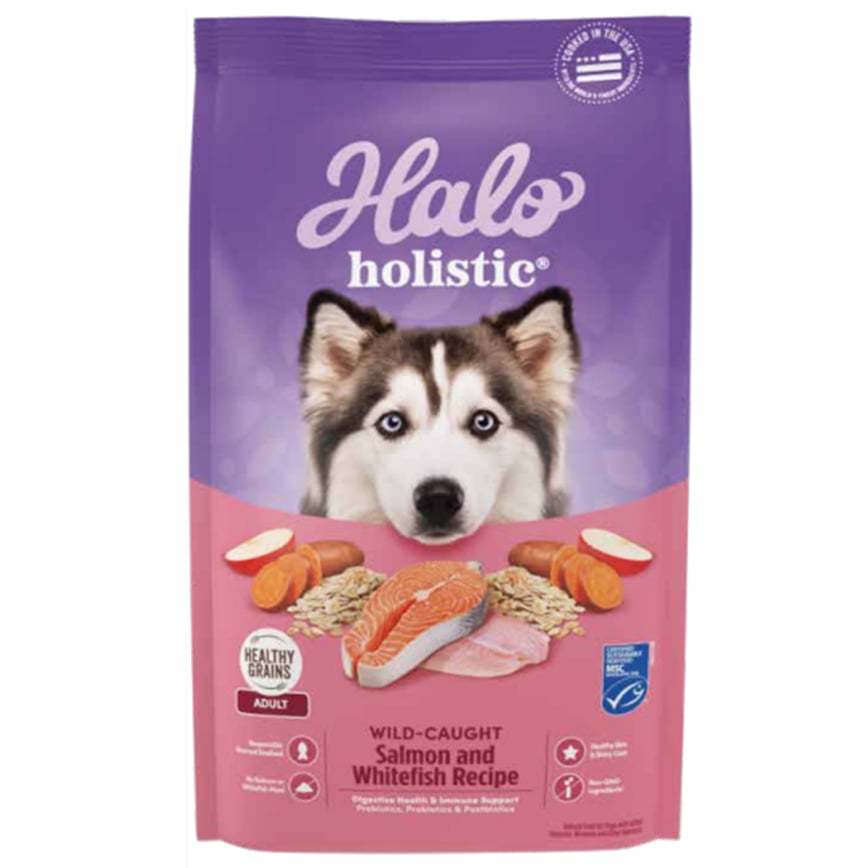 HALO 狗糧 成犬糧 野生三文魚及白魚配方 3.5lb (56403) (新包裝)
