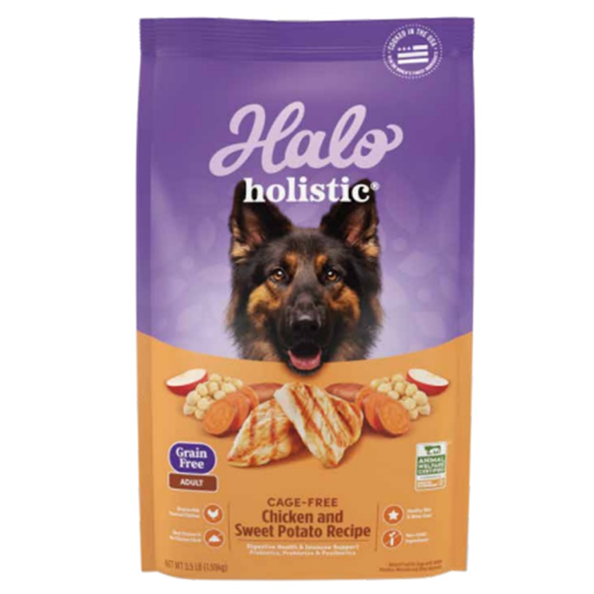 HALO 狗糧 成犬無穀糧 雞肉甜薯配方 3.5lb (59103) (新包裝) 圖 1