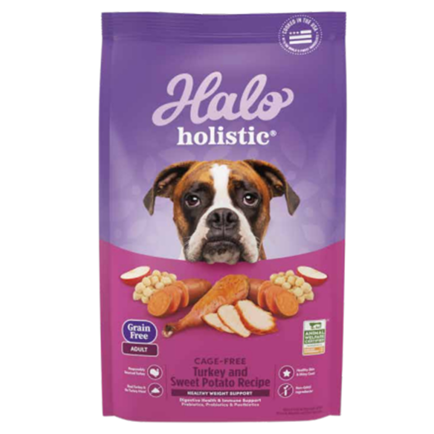 HALO 狗糧 成犬無穀糧 火雞肉甜薯配方 21lb (59214) (新包裝)