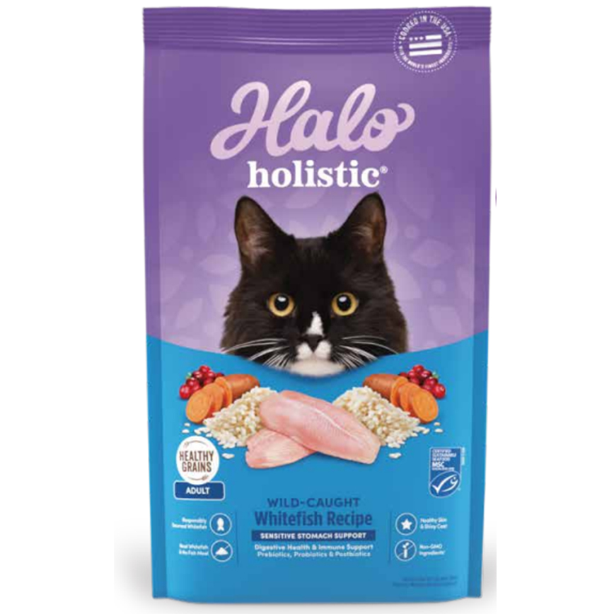 HALO 貓糧 成貓糧 敏感腸胃 白魚配方 3lb (34022) (新包裝)