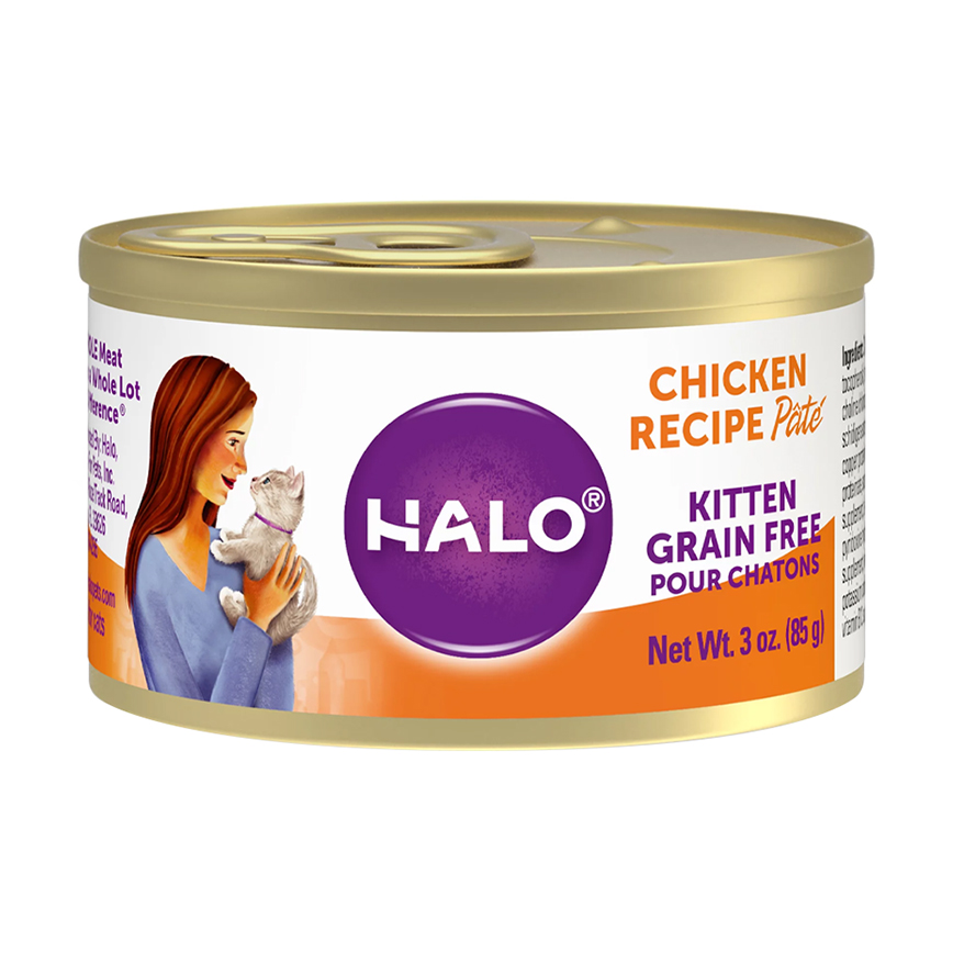 HALO 幼貓罐頭 雞肉配方 3oz (30055) (新包裝)