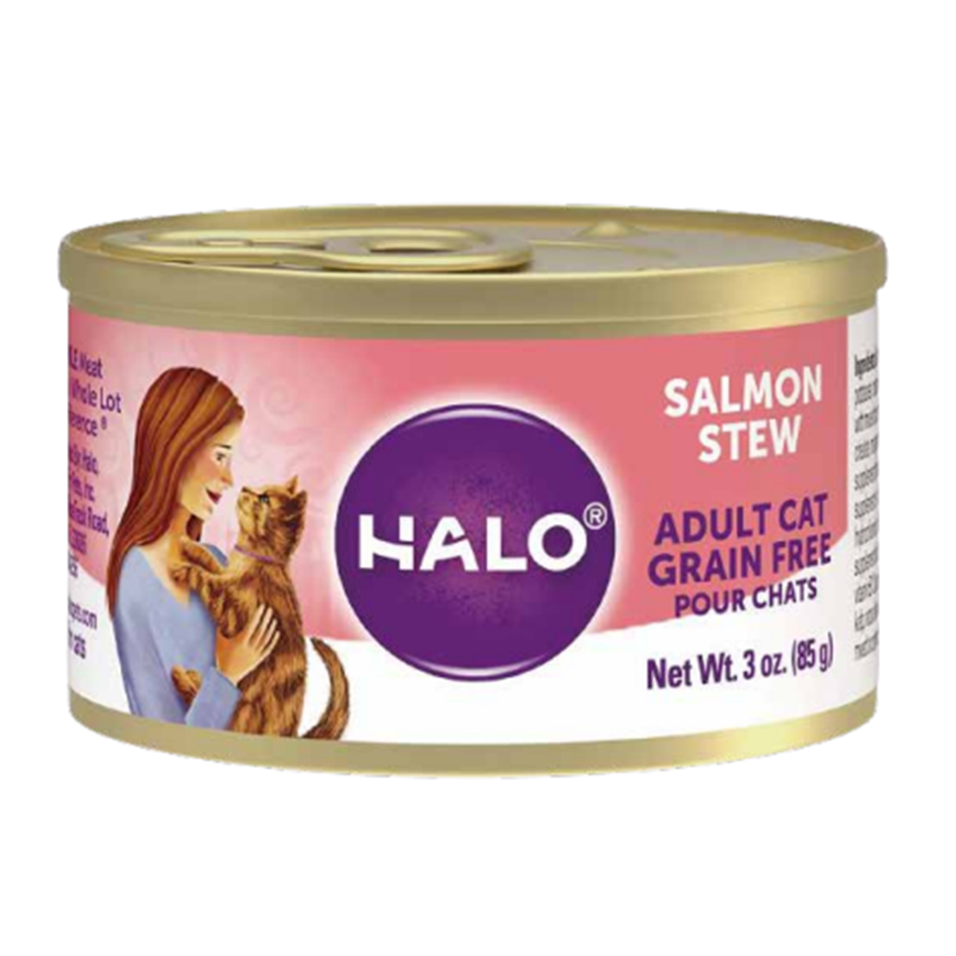HALO 貓罐頭 三文魚配方 3oz (30051) (新包裝)