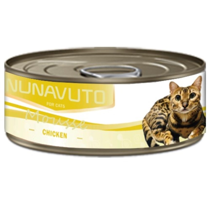 NUNAVUTO 貓罐頭 慕斯系列 雞肉 60g (NU204707)