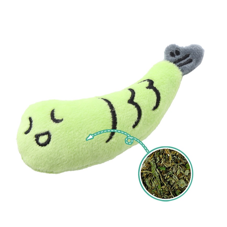 HelloDOG 玩具嚴選 貓玩具 貓薄荷蝦蝦蝦 1隻 (顏色隨機) 圖 2
