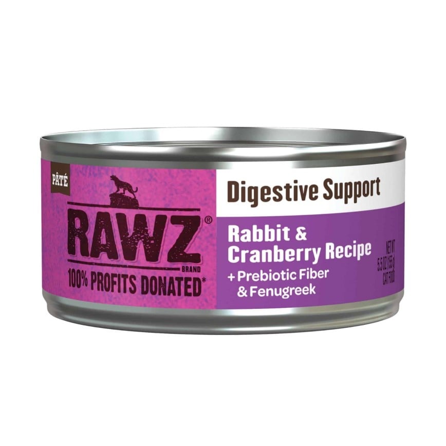 RAWZ 貓罐頭 Soultion Based系列 消化系統保健配方 兔肉、蔓越莓 155g (WCDRC155)