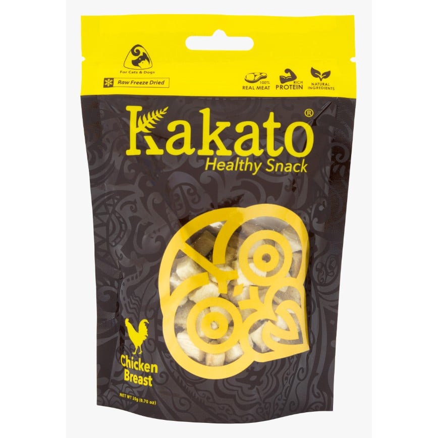 Kakato 卡格 貓狗零食 凍乾純肉小食 雞胸肉 20g (SK0951EIN) (新舊包裝隨機發貨)